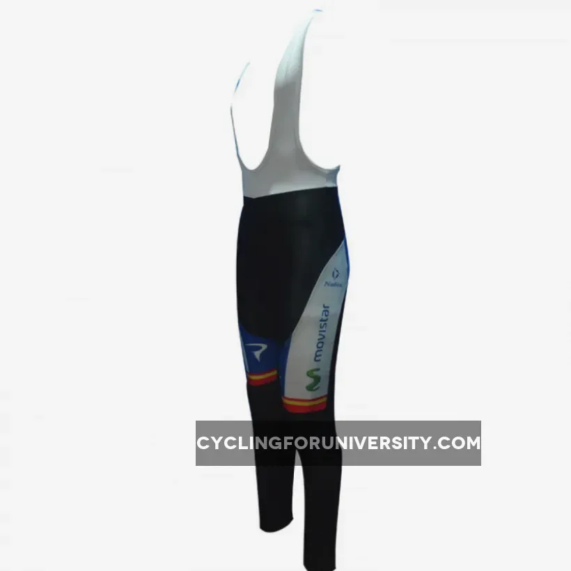 MOVISTAR 2012 SPANISH CHAMPION Cycling Winter Bib Pants