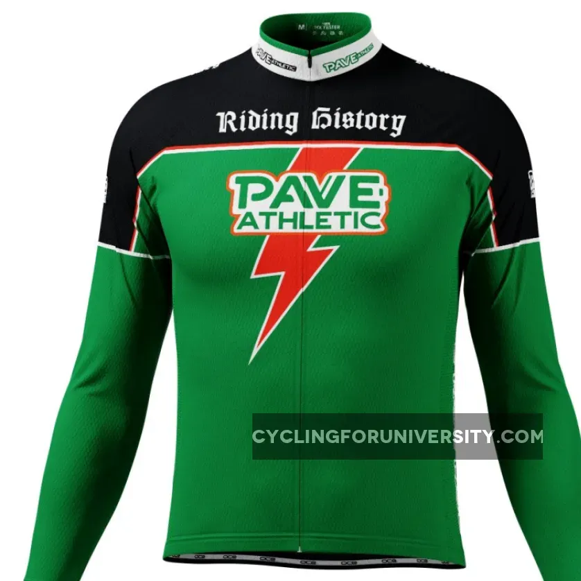 PAVE Athletic Energy Bolt Long Sleeve Cycling Jersey