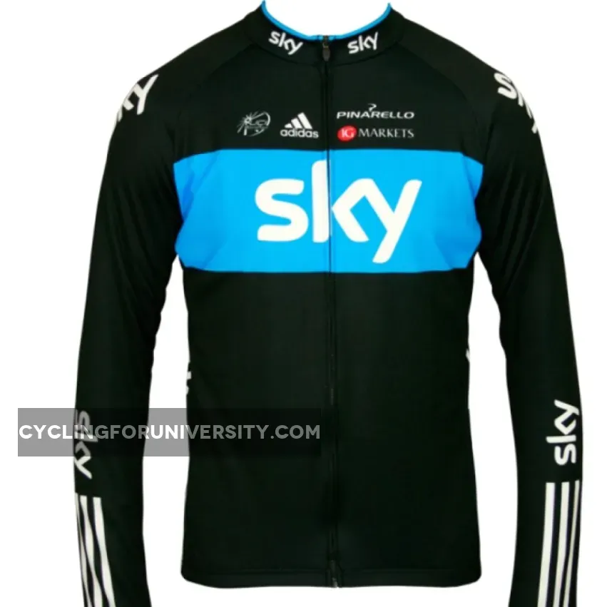 SKY 2012 PRO CYCLING Radsport-Profi-Team - Long Sleeve Jersey