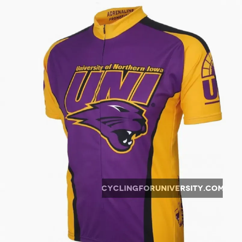 Adrenaline Promo University of Northern Iowa 3/4 zip Men's Cycling Jersey UNI-MED