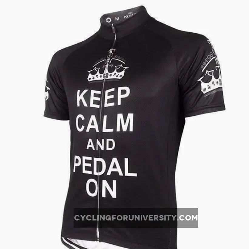 Keep Calm And Pedal On Men's Cycling Jersey New Releases