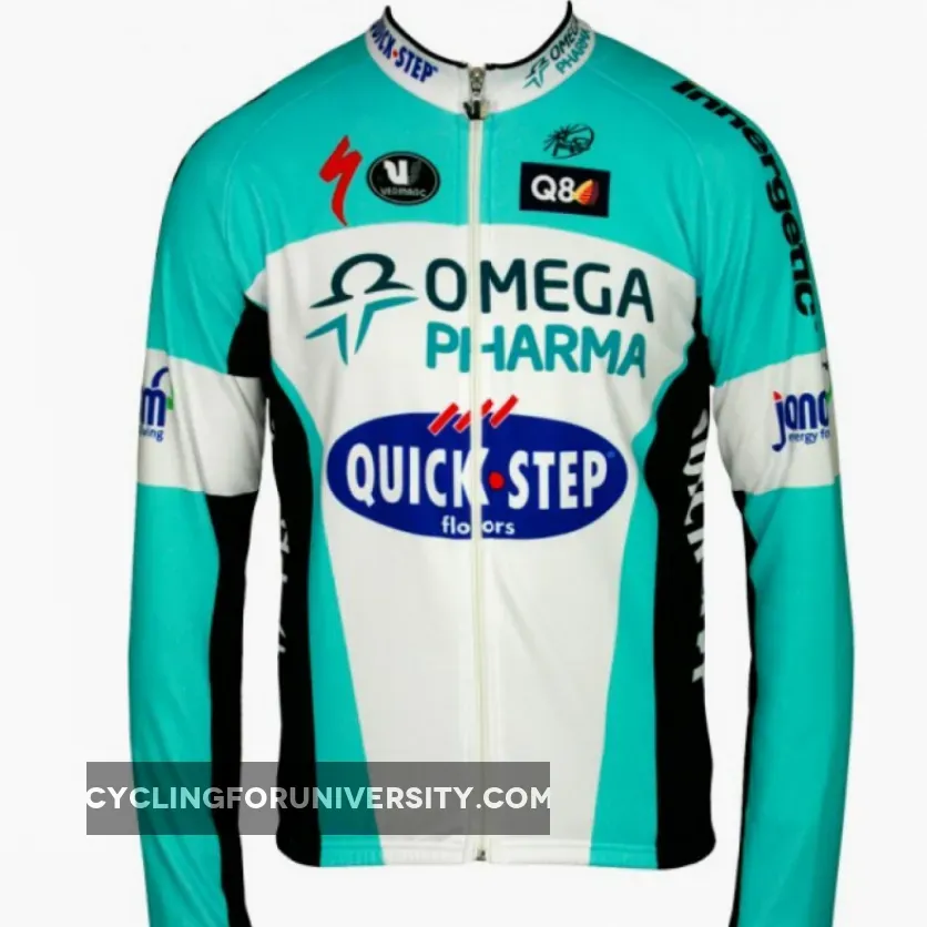 OMEGA PHARMA-QUICKSTEP 2012 Vermarc professional cycling team - Cycling Jersey Long Sleeve