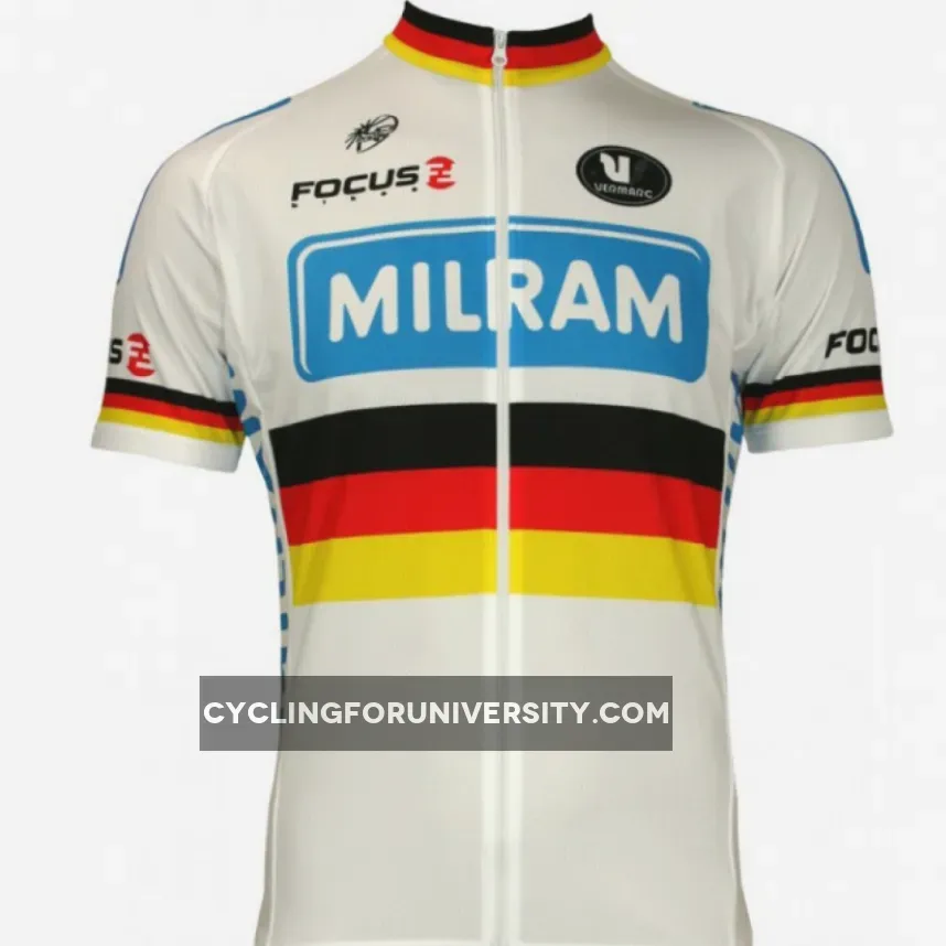 Milram german champ 2010 Vermarc professional cycling team - Cycling Jersey Short Sleeve