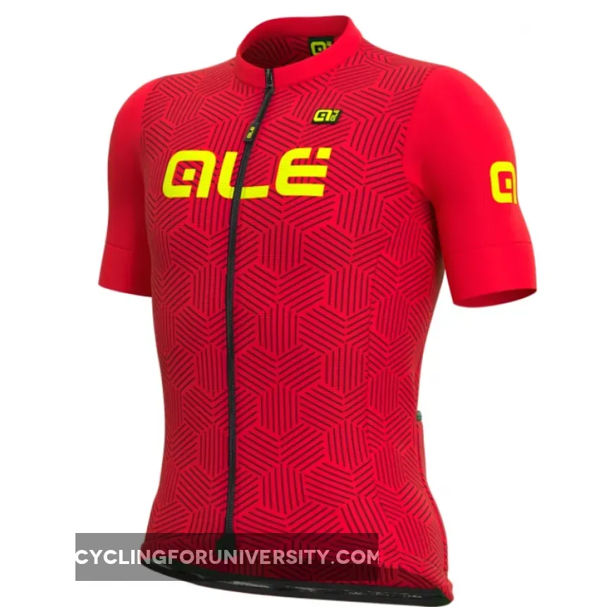 ALE' Cross Solid Red Jersey, For Sale
