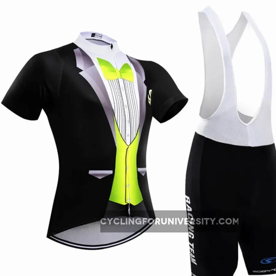 Men's Tuxedo Cycling Kit Yellow Black Online