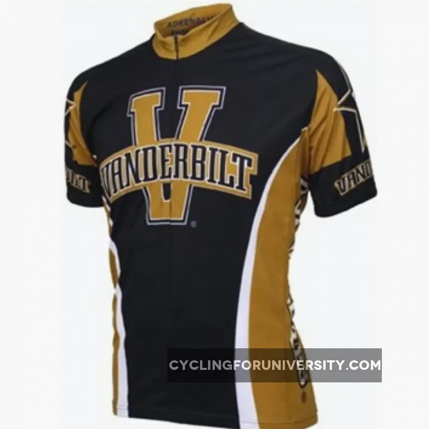 Vanderbilt University Commodores Cycling Short Sleeve Jersey #Vanderbilt Cycling Jersey