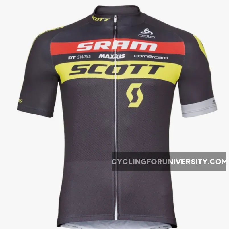 2017 Scott Sram short sleeve cycling jersey bike clothing cycle apparel shirt
