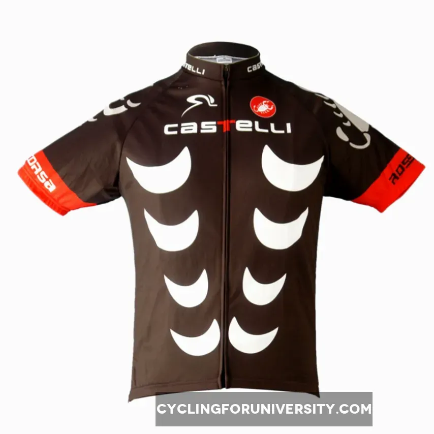 2011 CASTELLI BLACK Cycling Short Sleeve Jersey To Buy