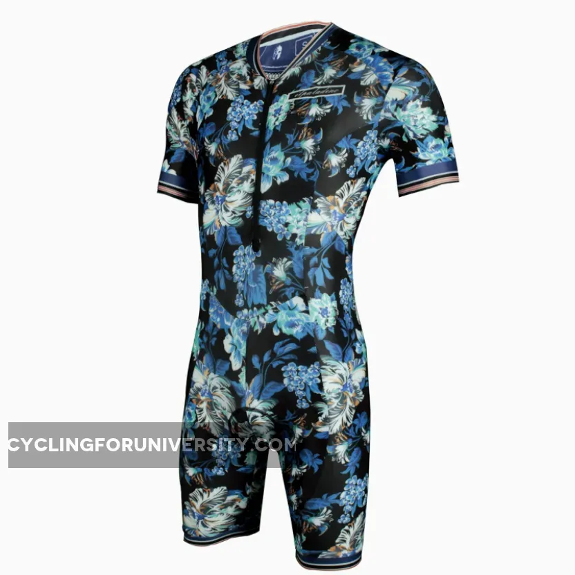 Men's short sleeve cycling jersey Tri Suit Bike Short Top One Piece 1016