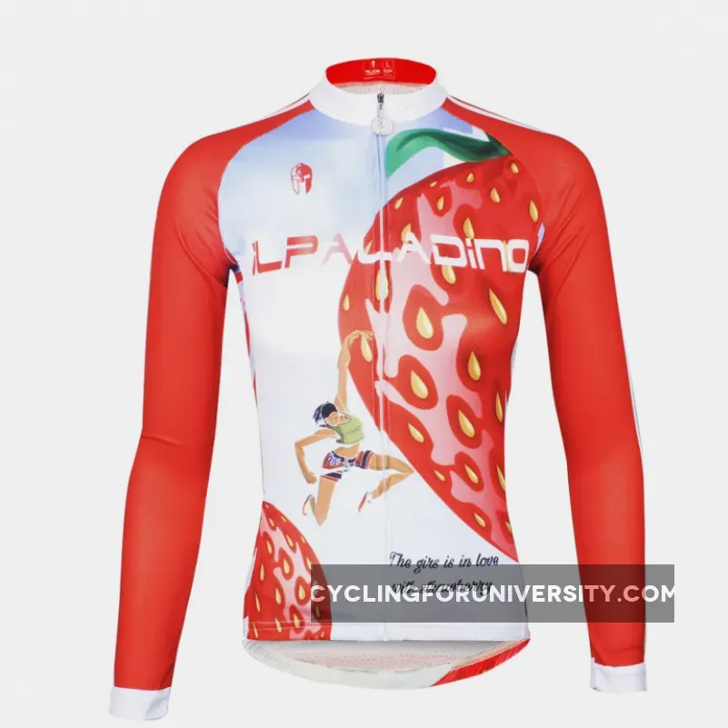 ILPALADINO Women's Long Sleeves Cycling Jersey Winter Pro Cycle Clothing Racing Apparel Outdoor Sports Leisure Biking shirt (Velvet) NO.735