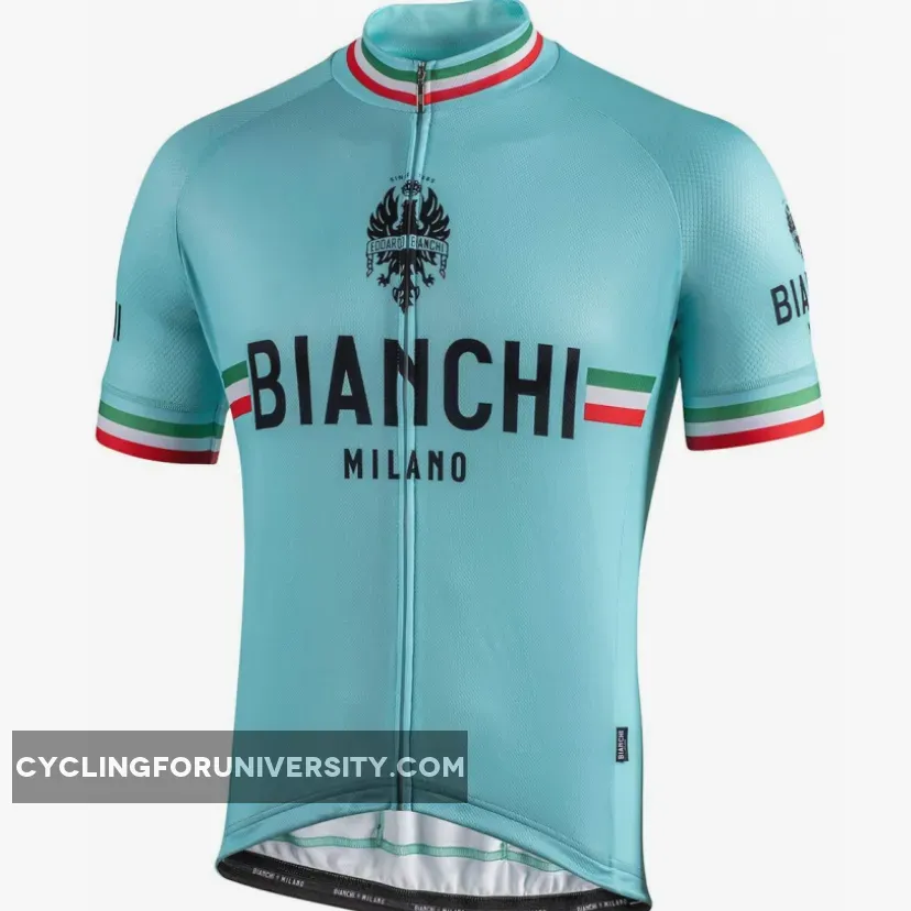 Bianchi Milano Isalle Celeste Green Jersey,
