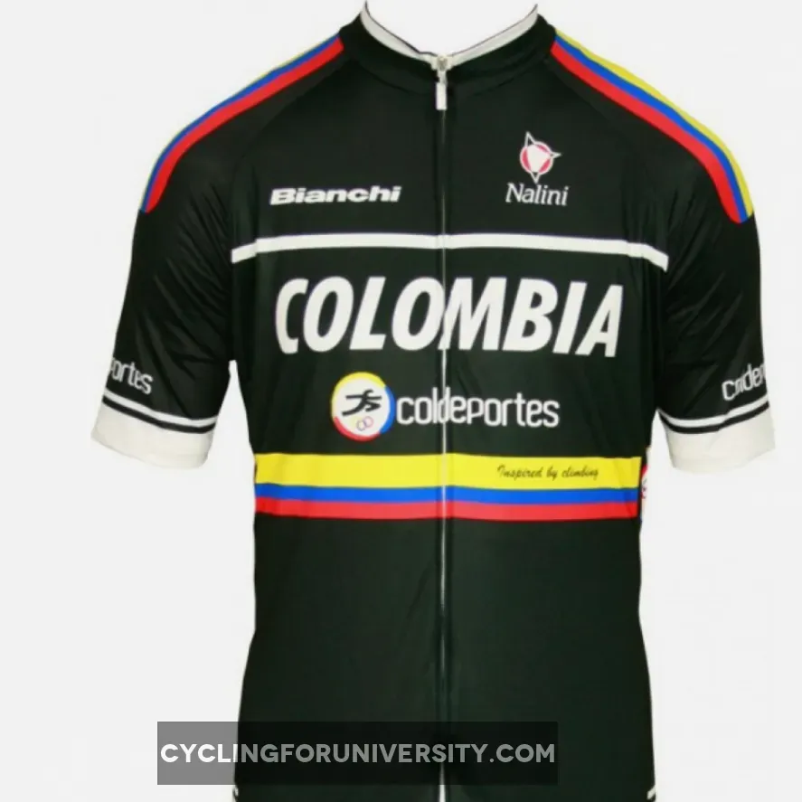 Colombia - Coldeportes 2012 - professional team Cycling Short Sleeve Jersey