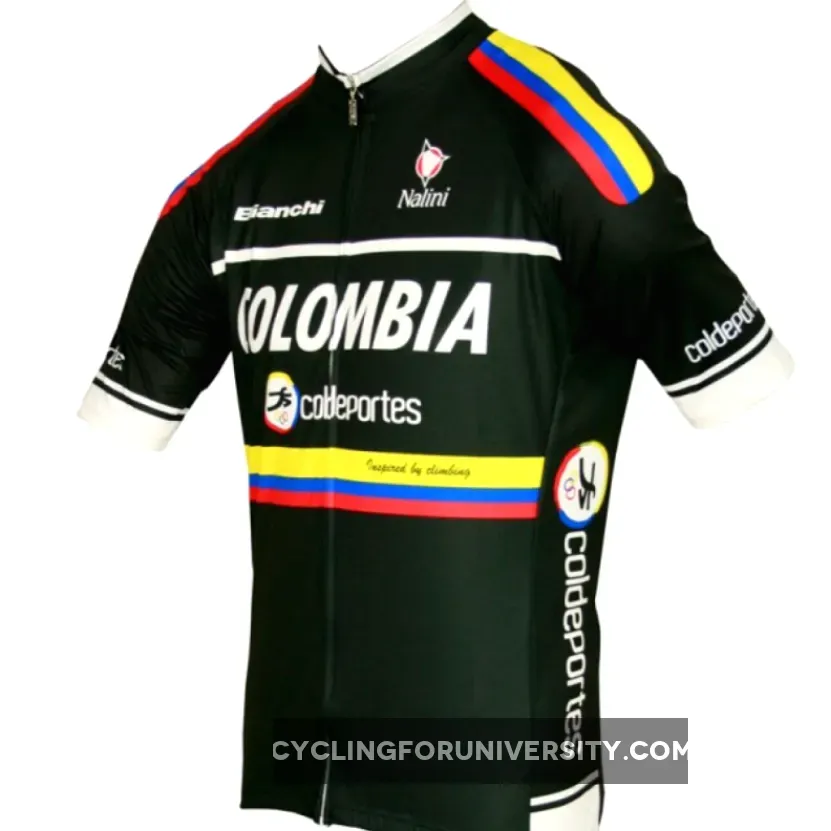 Colombia - Coldeportes 2012 - professional team Cycling Short Sleeve Jersey
