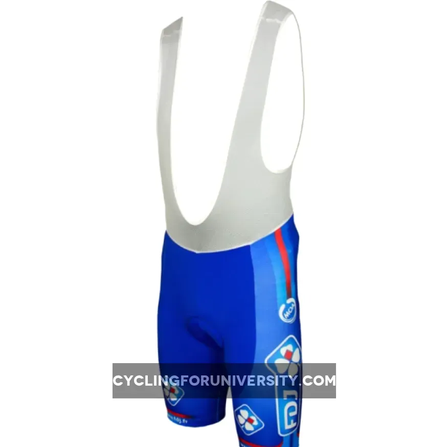 FRANCAISE DES JEUX (FDJ) - BIG MAT 2012 MOA Radsport-Profi-Team Bib Shorts Blue