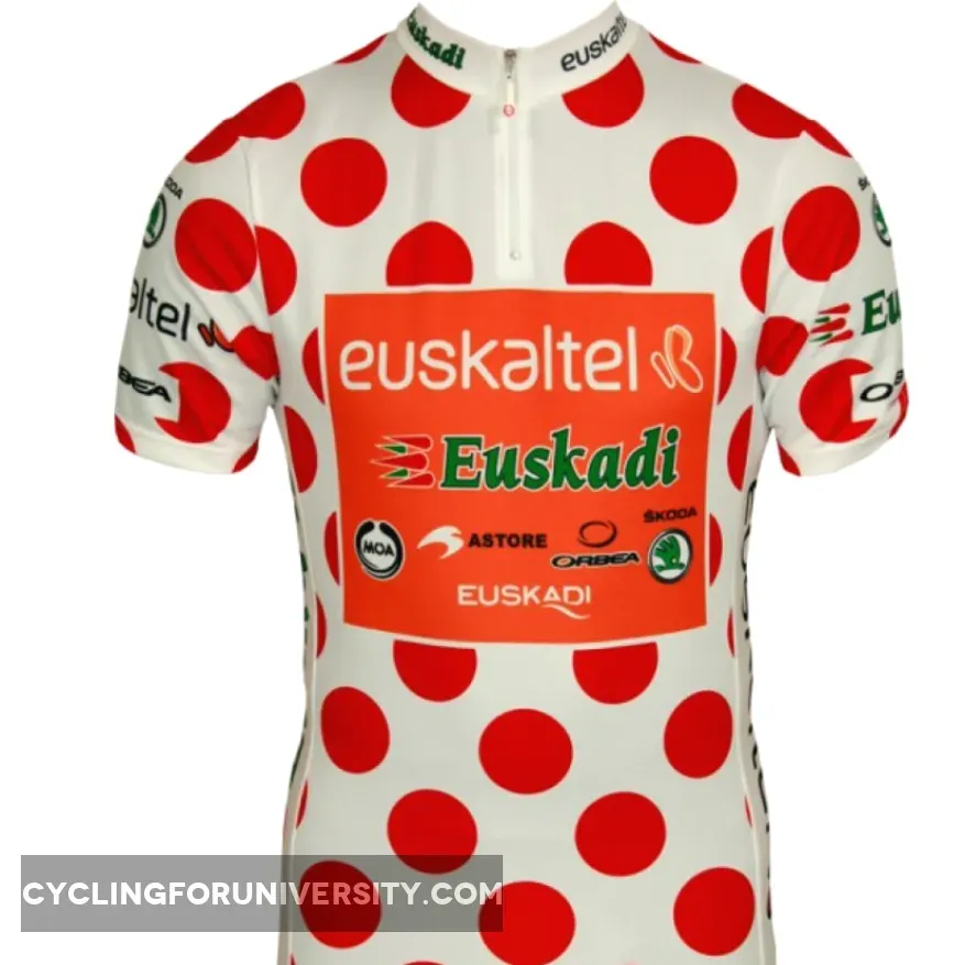 2011 EUSKALTEL Euskadi Bergtrikot MOA Radsport-Profi-Team - Short Sleeve Jersey