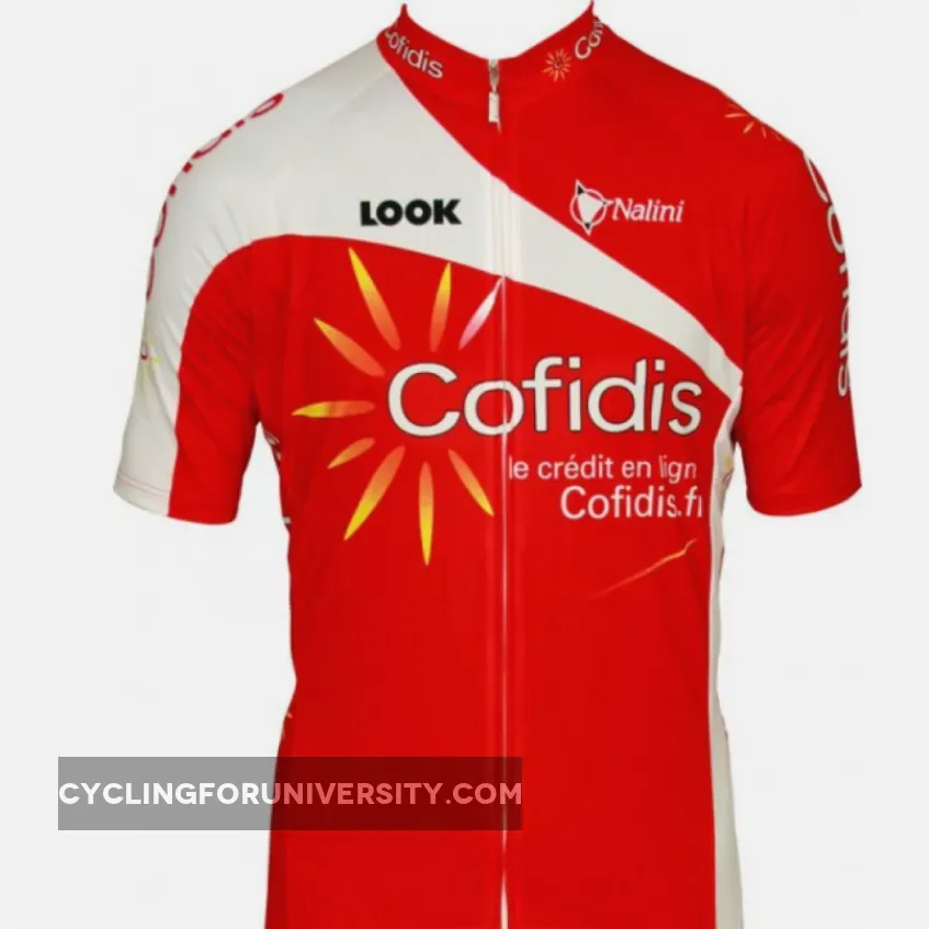 Cofidis 2012 Radsport-Profi-Team - Short Sleeve Jersey