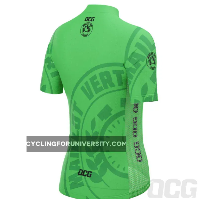 Women's Green Sprinters Maillot Vert Short Sleeve Cycling Jersey