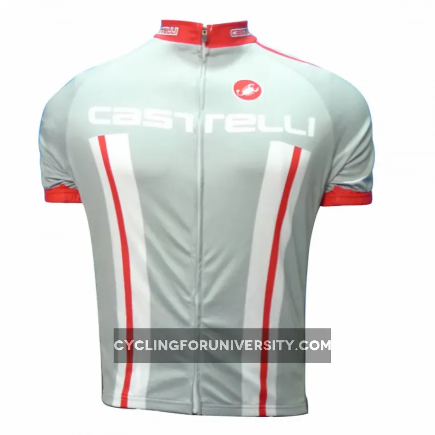 2012 CASTELLI RED-GRAY Cycling short sleeve jersey