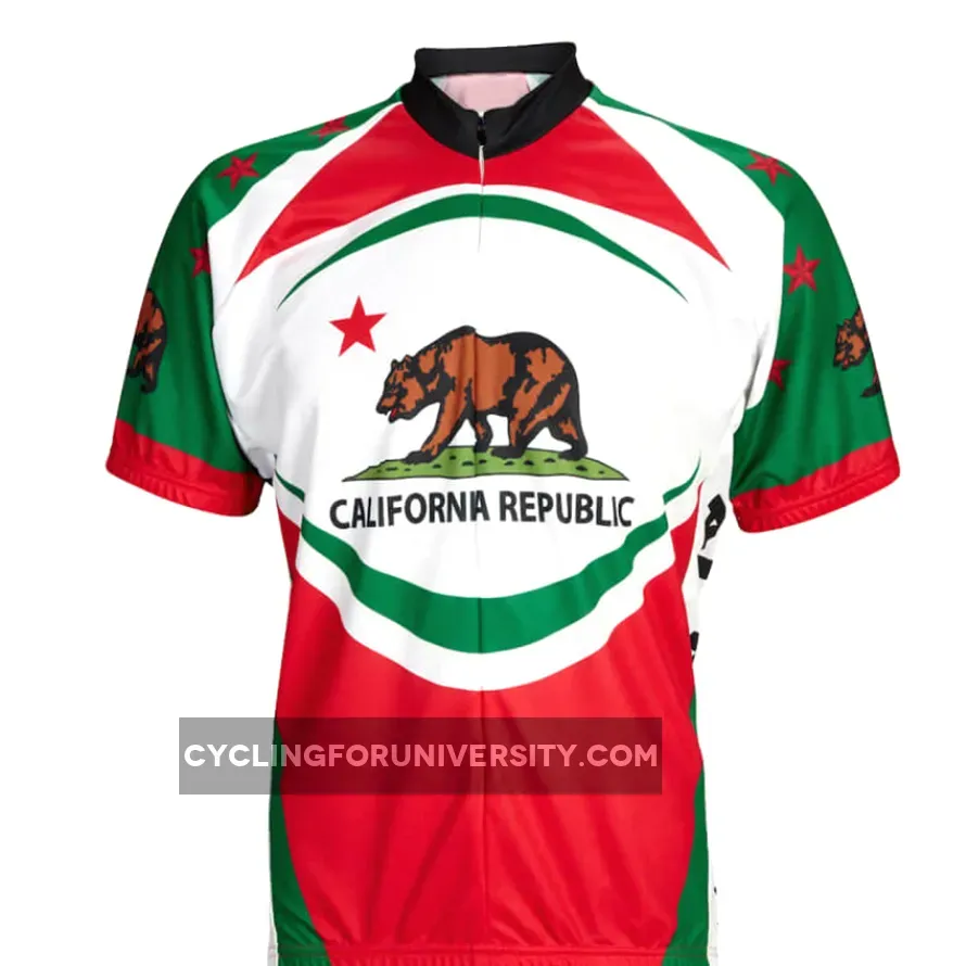 California Republic Men's Cycling Jersey For Sale