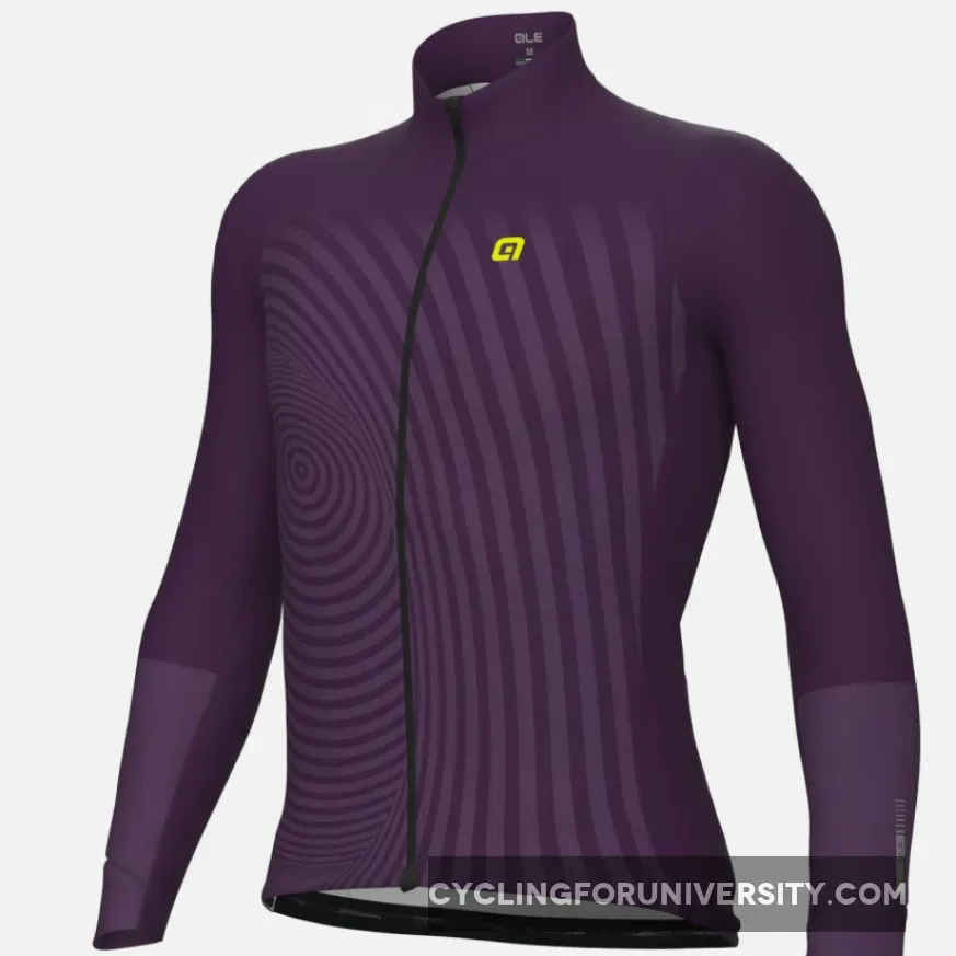 Ale PRR Green Digital Long Sleeve Jersey - Purple To Buy