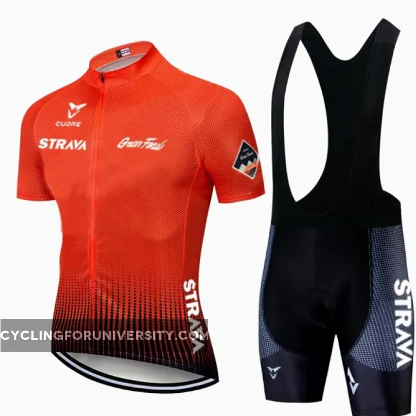 Cycling Jersey Suit 2022 new white STRAVA Pro Bicycle Team Short Sleeve Summer breathable Cycling Clothing Sets