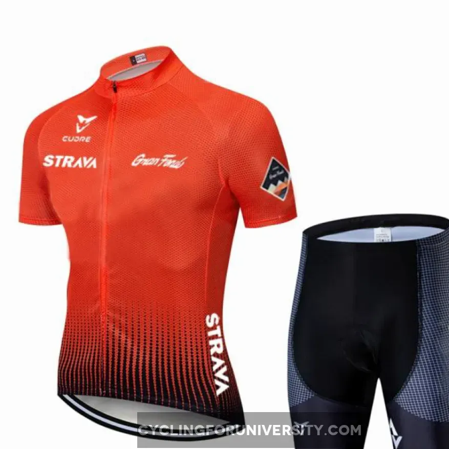 Cycling Jersey Suit 2022 new white STRAVA Pro Bicycle Team Short Sleeve Summer breathable Cycling Clothing Sets