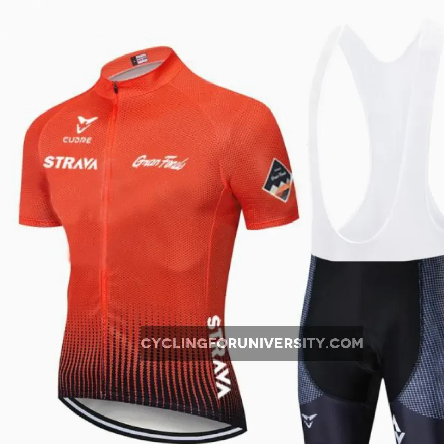 Cycling Jersey Suit 2022 new white STRAVA Pro Bicycle Team Short Sleeve Summer breathable Cycling Clothing Sets