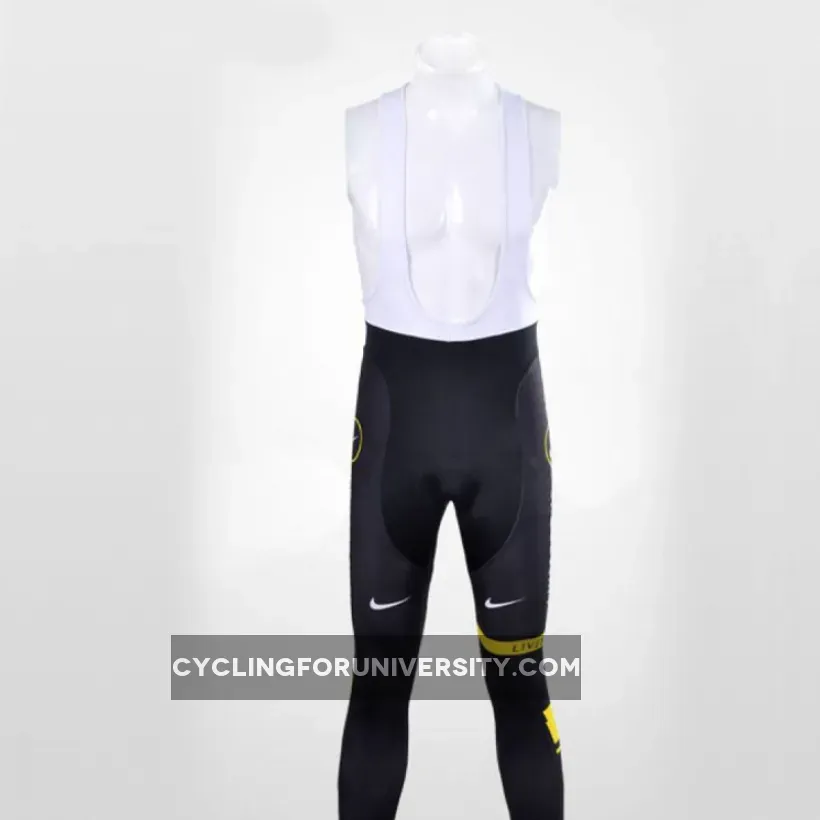 2012 LIVESTRONG Black Cycling Bib Pants Restock