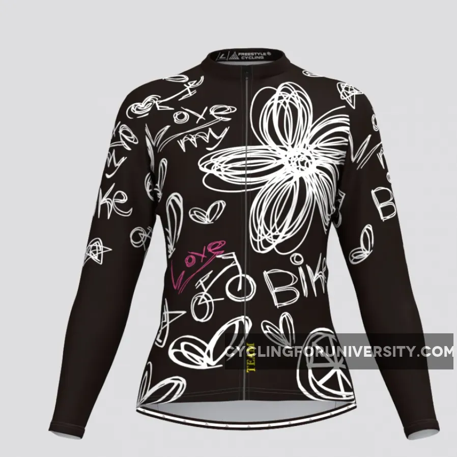 Arts Love My Bike Women's LS Cycling Jersey New Releases
