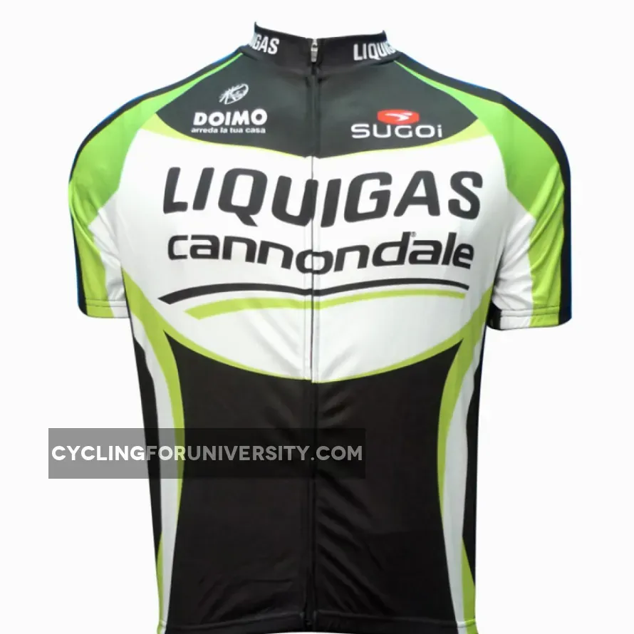 LIQUIGAS CANNONDALE 2012 black edition Short Sleeve Jersey
