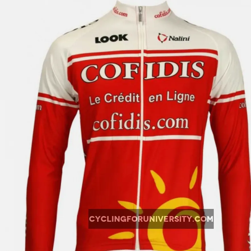 Cofidis 2011 Radsport-Profi-Team-long Sleeve Jersey Outlet
