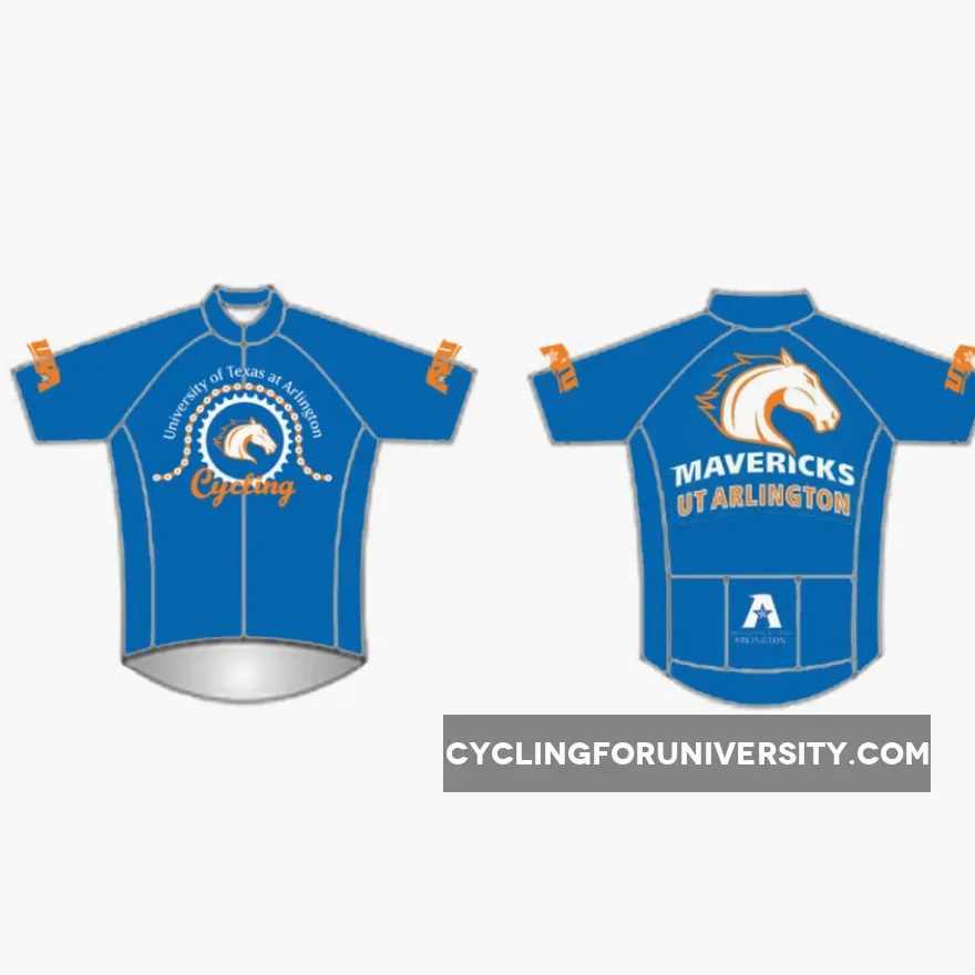 UTA University of Texas UT Arlington MAVERICKS Cycling Jersey
