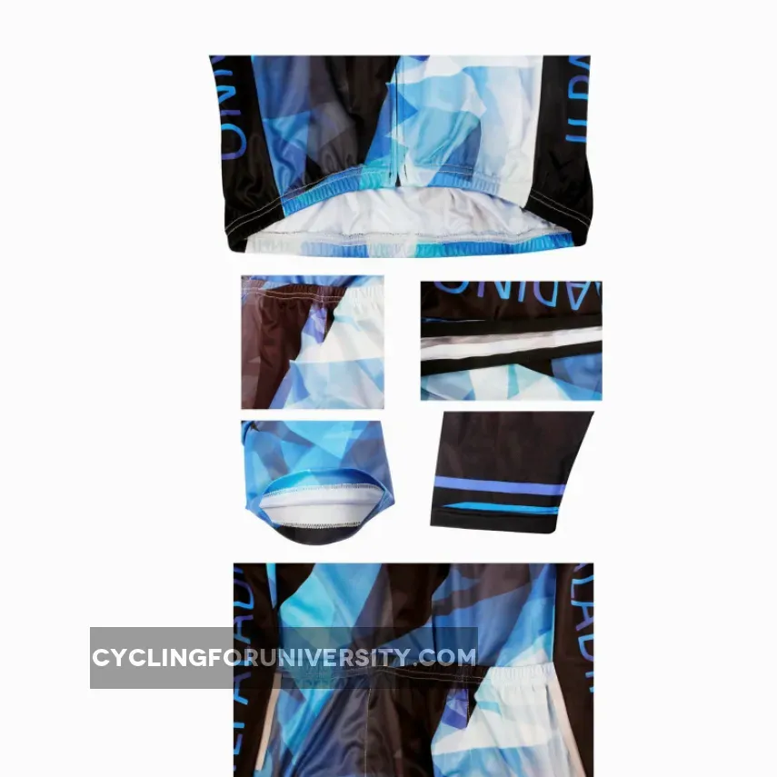 Fragment Black&Blue Men's Short-Sleeve Bicycling Shirts Summer NO.690