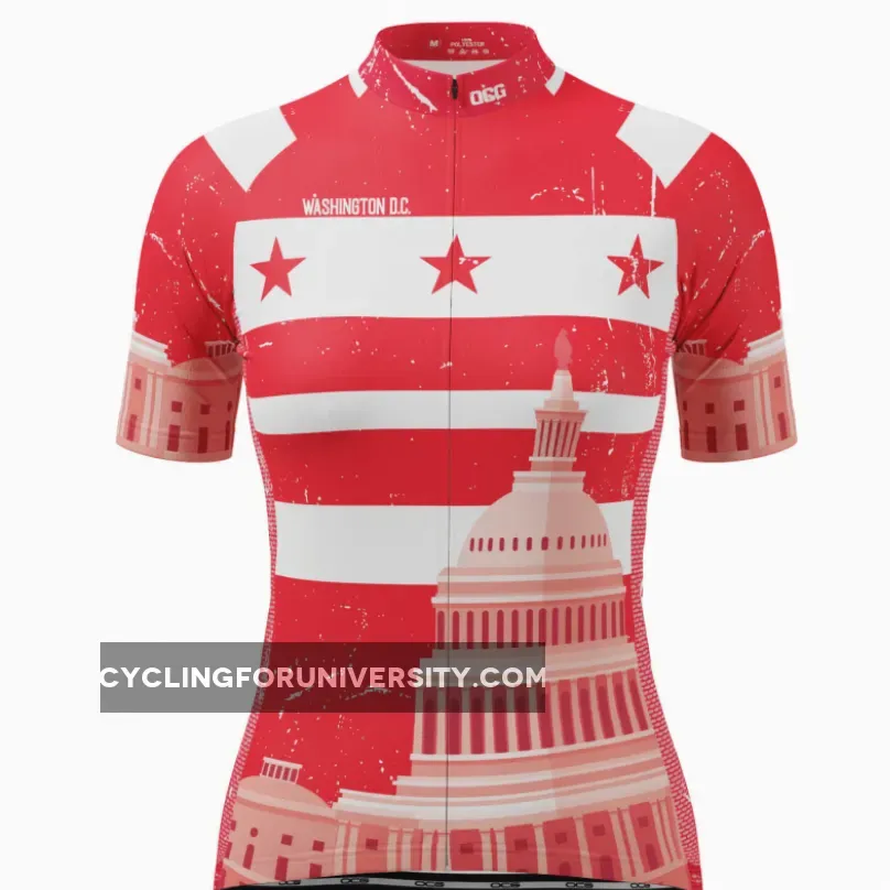 Women's Washington D.C. Short Sleeve Cycling Jersey Outlet