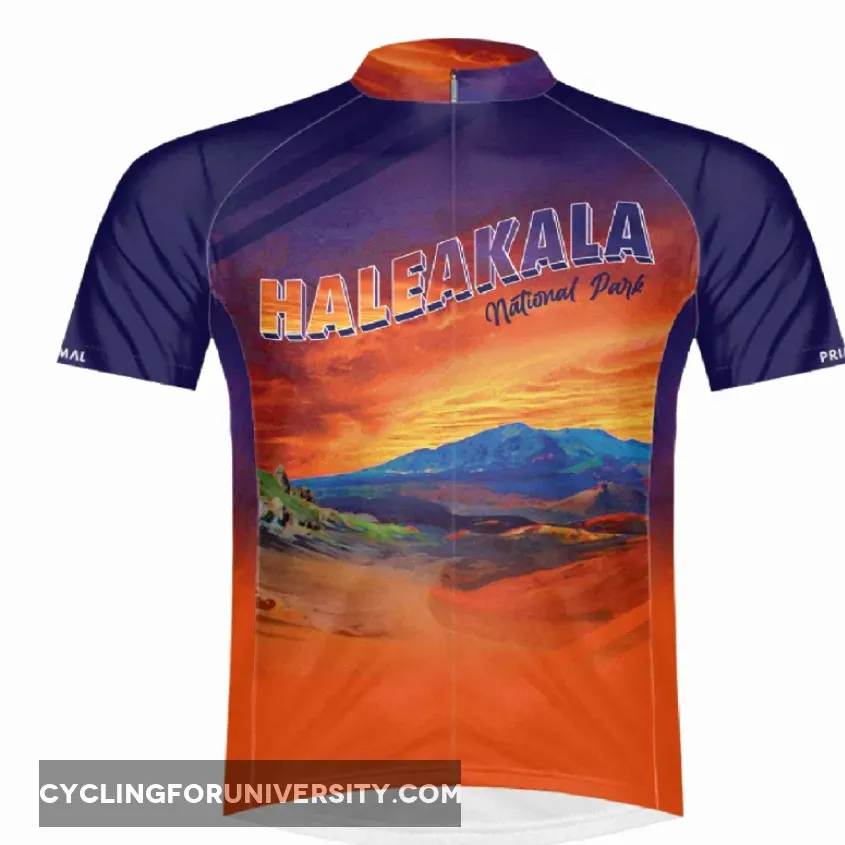 Primal Wear 2021 Haleakala National Park Full Zip Sport Cycling Jersey #Primal Wear Jersey