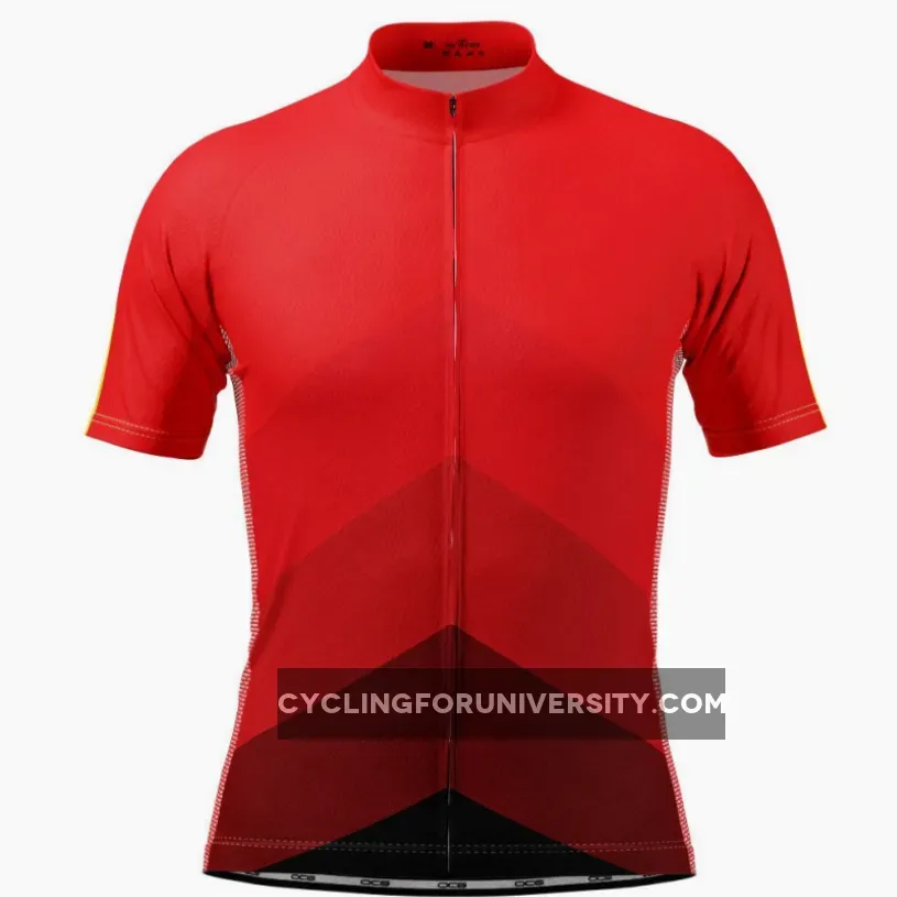 Men's Classic Mountain Peaks Short Sleeve Cycling Jersey