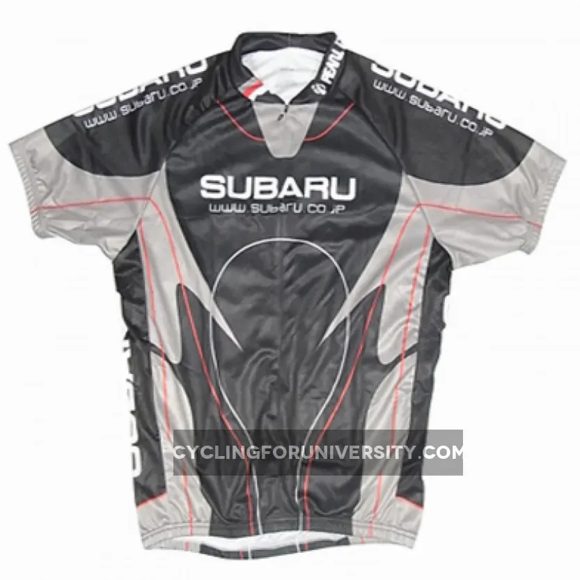 Subaru Black Short Sleeve Cycling Jersey To Buy