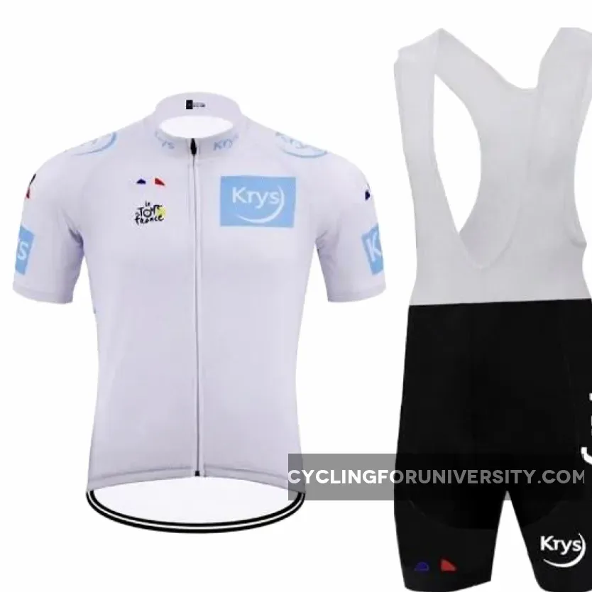 Tour De France White Jersey Cycling Set Restock