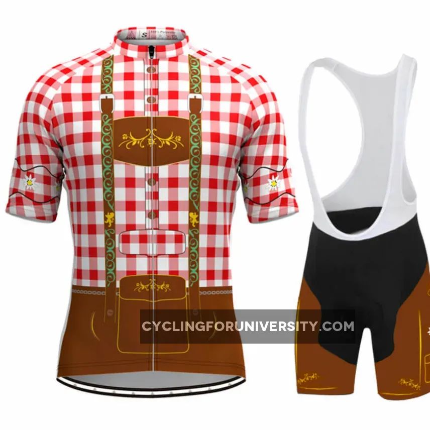 Men's Tirolese Cycling Kit Red For Sale