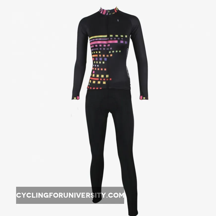 ILPALADINO Women's Long/Short-Sleeve Cycling Clothing Apparel Outdoor Sports Leisure Biking Shirt Suits with Tights NO.216