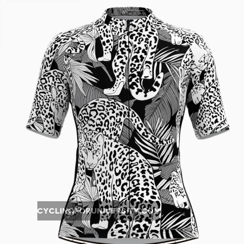 Women's Tropical & Jaguar Print Hawaiian Cycling Jersey V3