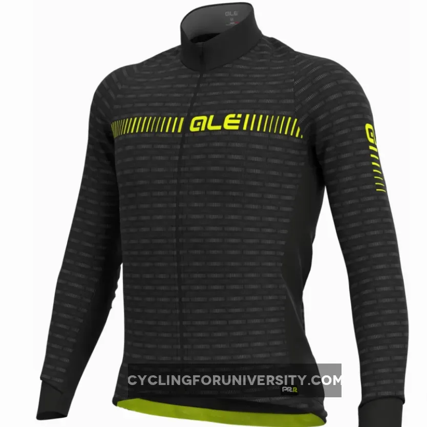 ALE' Green Road PRR Yellow Long Sleeve Jersey,