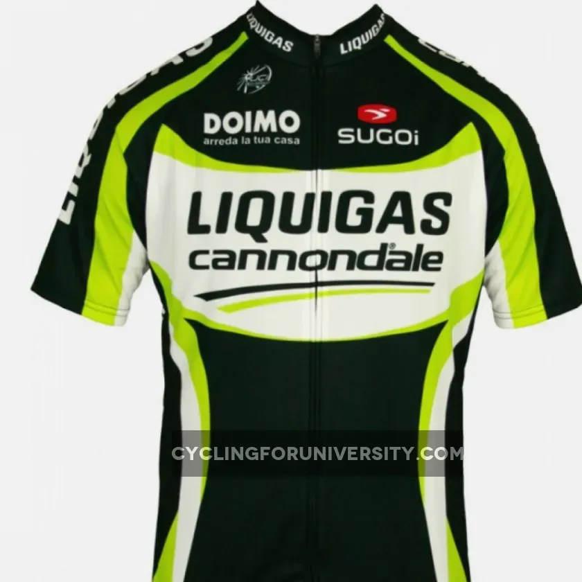 LIQUIGAS CANNONDALE 2012 Black Edition Sugoi Radsport-Profi-Team Short Sleeve Jersey