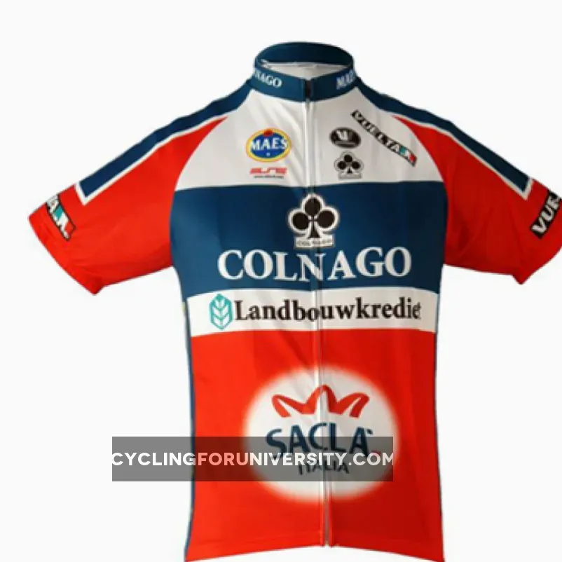 Team Colnago RED/WHITE Cycling Short Sleeve Jersey For Sale