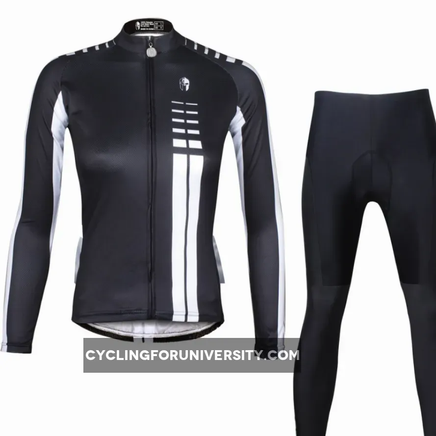 Ilpaladino Woman White striped Black Cool Short/long-sleeve Cycling Suit Apparel Outdoor Sports Gear Leisure Biking T-shirt Kit NO.646