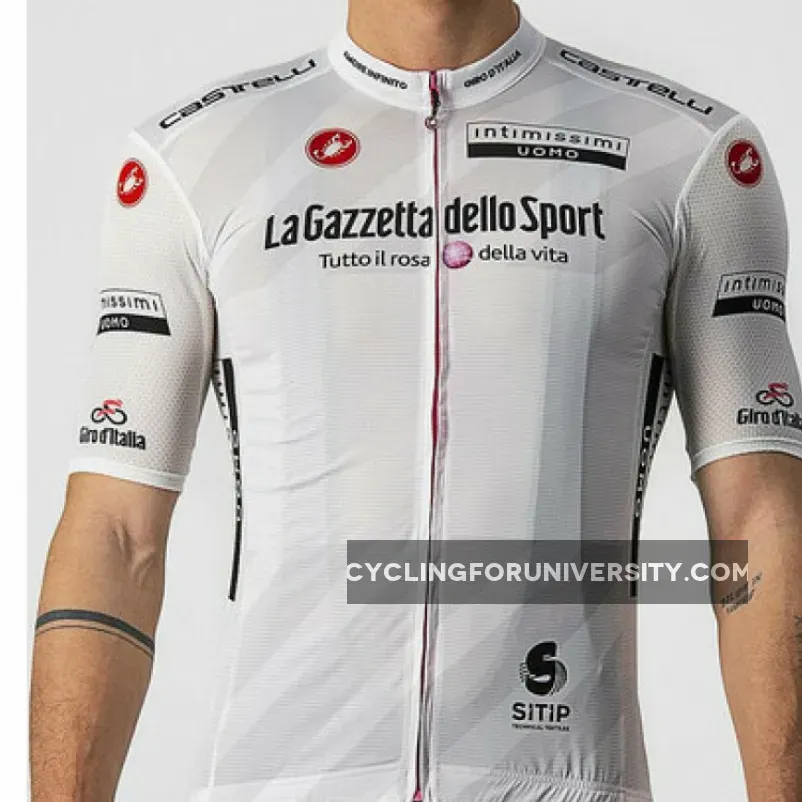 2021 Giro D' Italia Competizione White Young Rider Jersey, GIR21J4