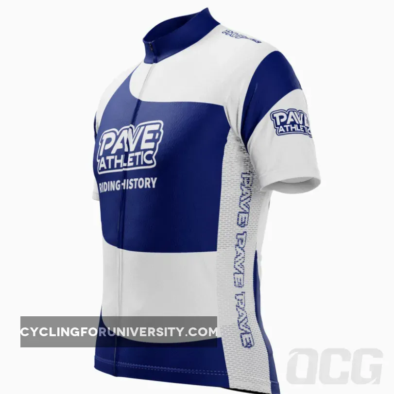 PAVE Athletic Silver Team Short Sleeve Cycling Jersey