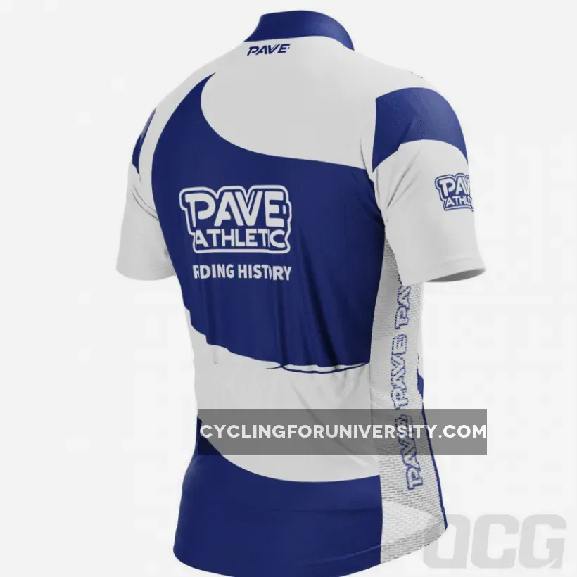 PAVE Athletic Silver Team Short Sleeve Cycling Jersey