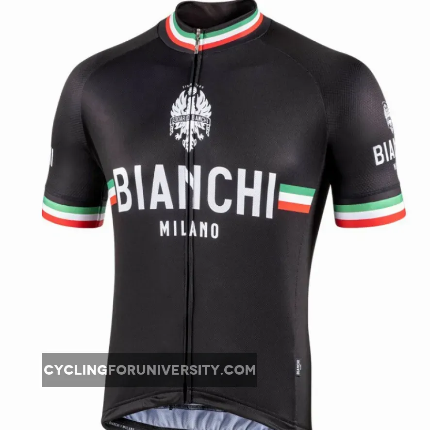 Bianchi Milano Isalle Black Jersey, Outlet