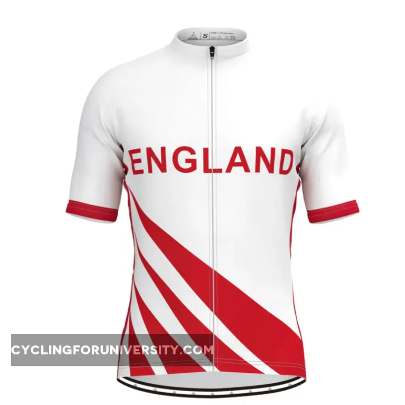 England Flag Men's Cycling Jersey V2 Brand New